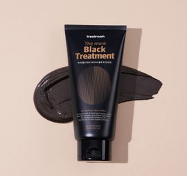 [TREATROOM] The More Black Treatment 310ml - Hair-Toning Black Coating, 5 Peptides for Softness, Nourishes Hair & Scalp with Herbal Extracts - Made in Korea